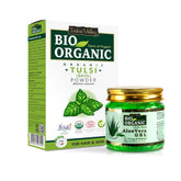 Aloe Vera Gel and Tulsi Powder Combo
