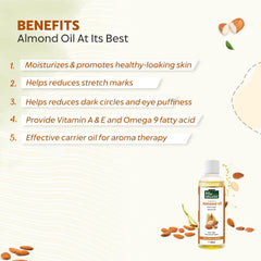 Sweet Almond Oil for Skin & Hair - 100ml