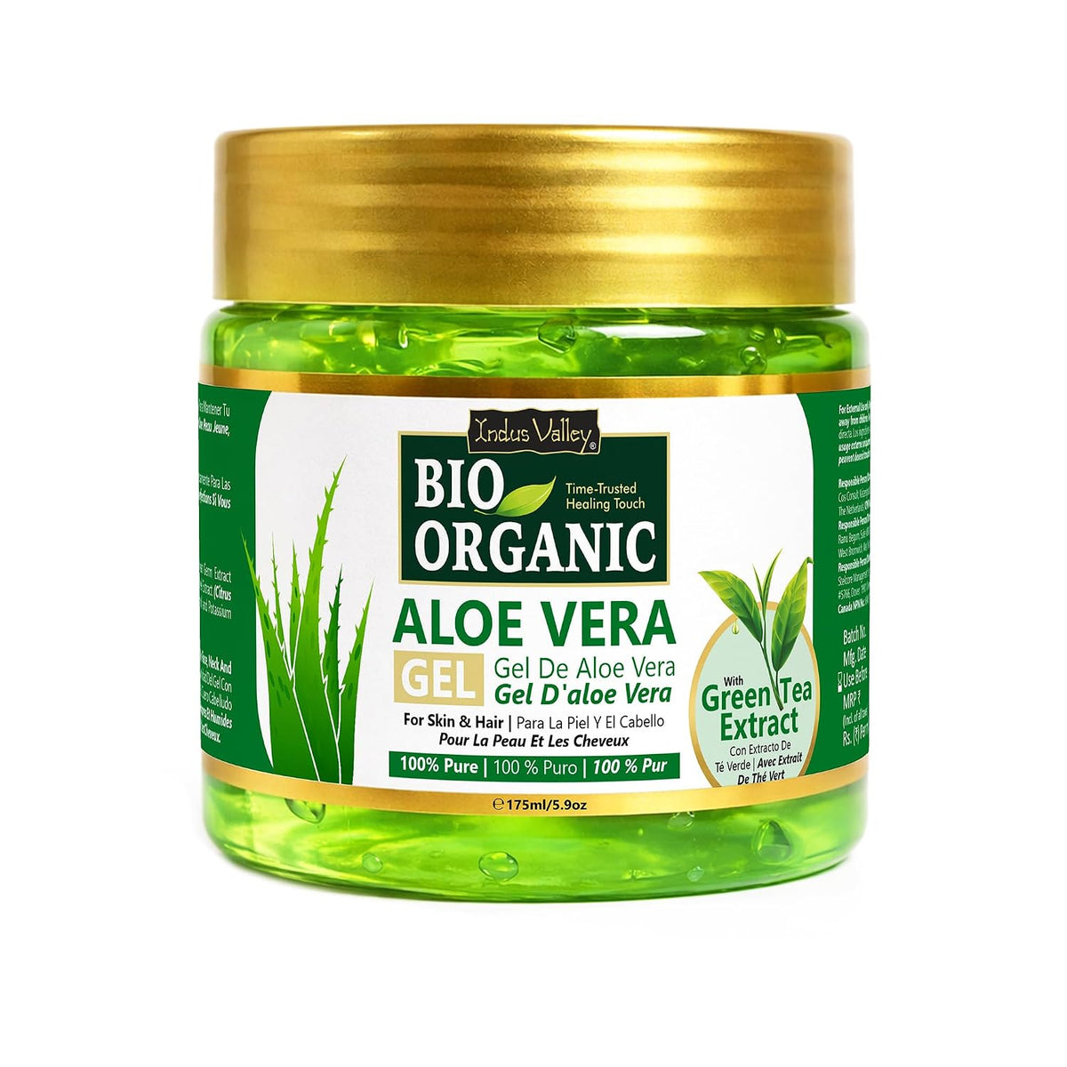 Aloe Vera Gel With Green Tea Extract For Face