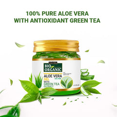 Aloe Vera Gel With Green Tea Extract For Face