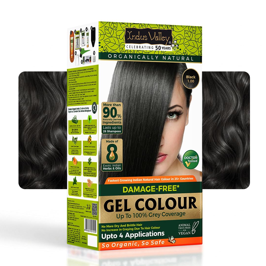 Damage Free Black 1.00 Gel Hair Color