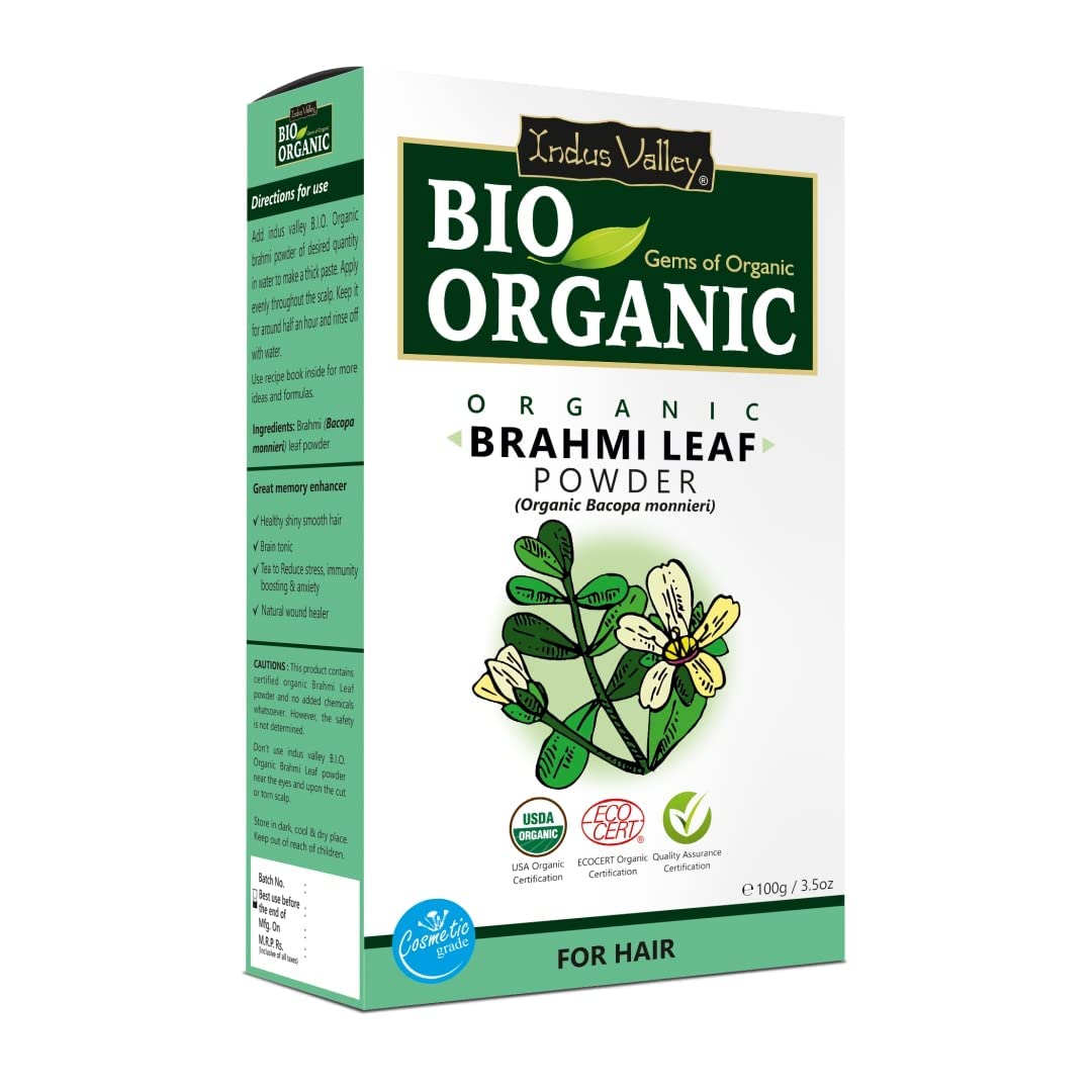 Bio Organic Brahmi Powder - 100gm.