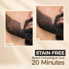 Damage Free Dark Brown Beard Color