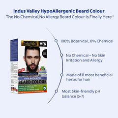 Hypo Allergic Dark Brown Beard Color
