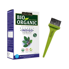 Bio Organic Indigo Powder with Brush for Hair