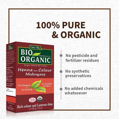Bio Organic Mahogany Henna Hair Color