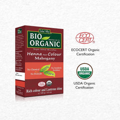 Bio Organic Mahogany Henna Hair Color