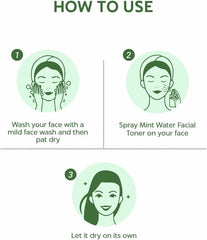 Organic Mint Fresh Pore Tightening Skin Toner - 250ml.