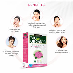 Rose Petal Powder and Aloe Vera Gel Combo