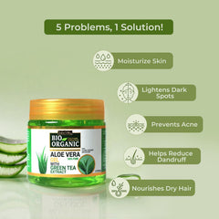 Rose Petal Powder and Aloe Vera Gel Combo