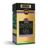 100% Organic Medium Brown Hair Color & Spa with Essential Oils - (Net Quantity: 100g +10ml)