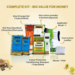 Damage Free Light Brown 5.00 Gel Hair Color - complete - big value for money