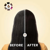 Damage Free Medium Brown 4.00 Gel Hair Color - before and after
