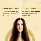 Damage Free Dark Copper Blonde 7.4 Gel Hair Color - difference between other hair color and gel color