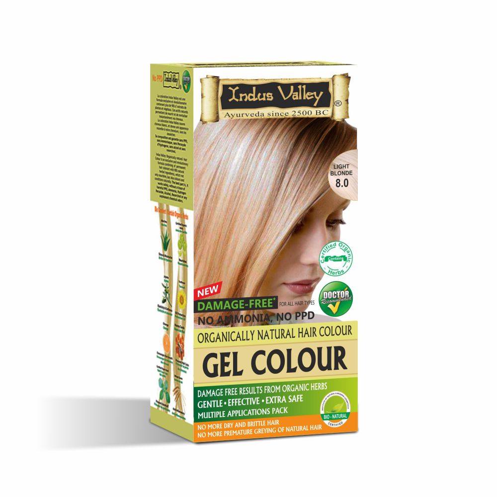 Damage Free Light Blonde 8.0 Gel Hair Color
