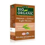 Bio Organic Light Brown Henna Hair Color